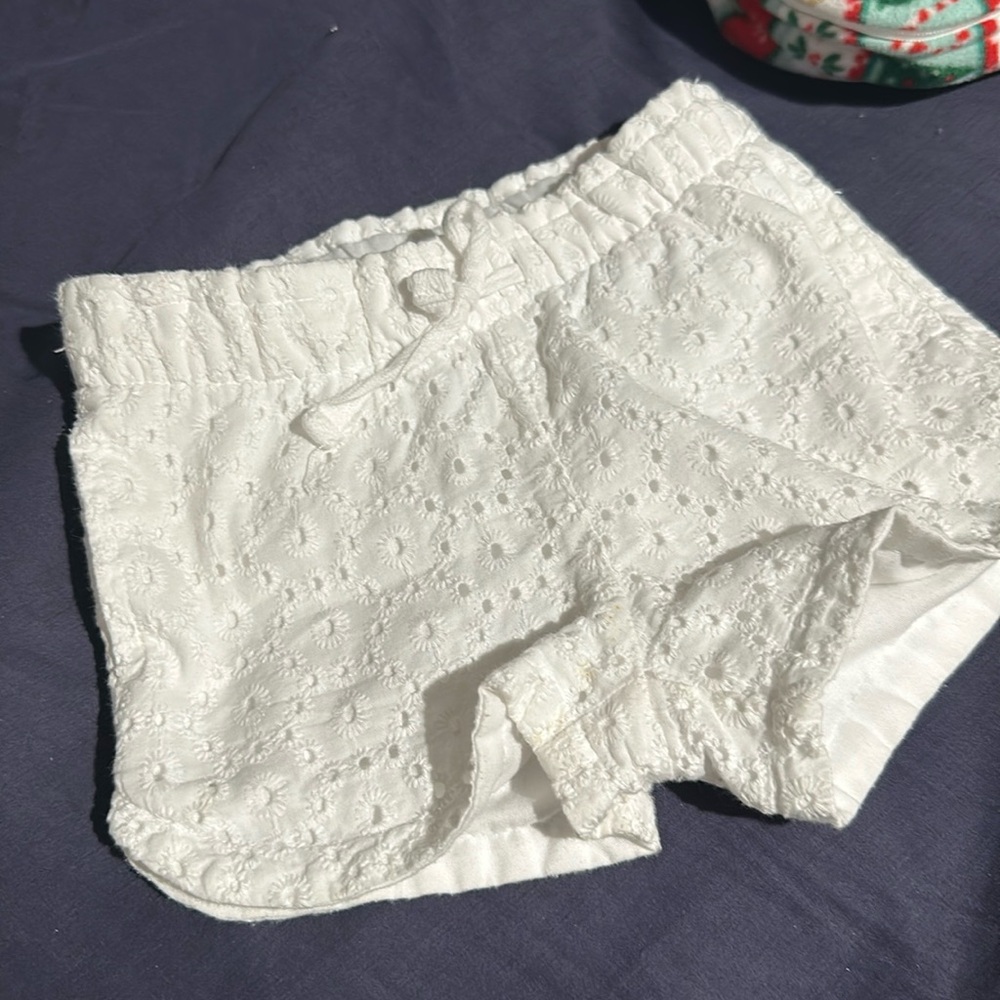 Cat and jack eyelet shorts 12m